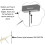 Evre (Dark Grey, 200X150) EVRE Waterproof  Awning/shade + adjustment handle 7