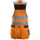 snickers Snickers AllroundWork, High-Vis Tool Vest CL1 High Visibility Orange/Black L 7