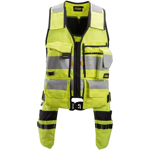 snickers Snickers AllroundWork, High-Vis Tool Vest CL1 High Visibility Orange/Black L 2