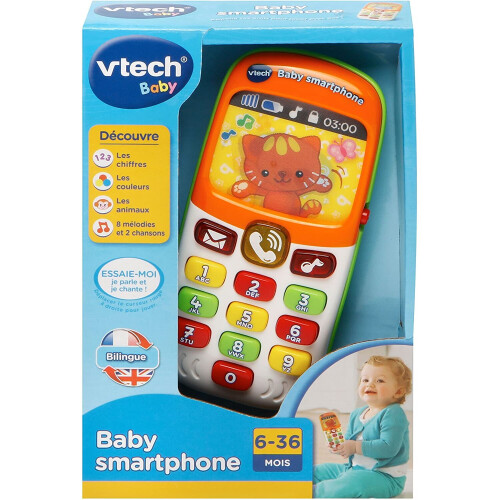 VTech VTECH BABY - Baby Smartphone Bilingual Mehrfarbig 2