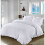 (Single , White ) Santiago Ruffle Frilled Duvet Cover Set 1