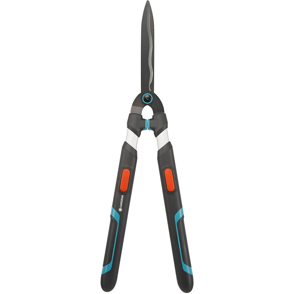 Gardena Telecut Hedge Clippers: Light Garden Shears for Cutting Higher Hedges, 23 cm, Telescopic Lever Arms, Ergonomic Aluminium Handles (12304-20)