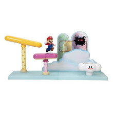 Nintendo 402004 Spielset-Wolken Welt-INKL. 6cm Super Playset-Clouds World-Includes 6 cm Mario Figure, Colourful
