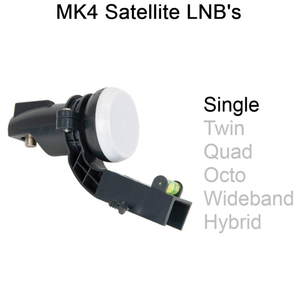 (Single) Mk4 Lnb Single Twin Quad Octo Wideband Hybrid Satellite Lmb For Sky+ Hd Freesat 3713804112301