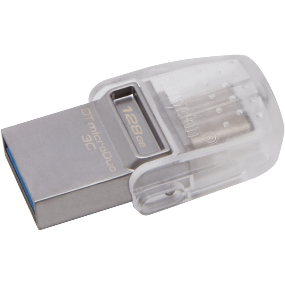 Kingston Dtduo3c/128Gb Dtduo3c/128 Gb Drive, Silver