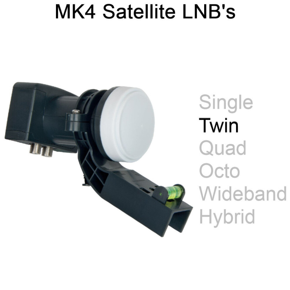 (Twin) Mk4 Lnb Single Twin Quad Octo Wideband Hybrid Satellite Lmb For Sky+ Hd Freesat 3713804112318