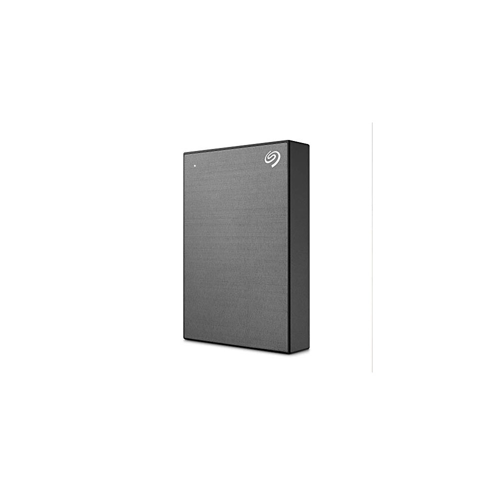 Seagate One Touch, Portable External Hard Drive, 5 TB, PC Notebook and Mac USB 3.0, Space Grey, 1 yr MylioCreate, 4 mo Adobe Creative Cloud