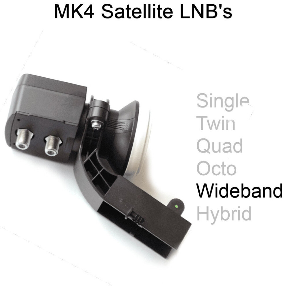 (Wideband) Mk4 Lnb Single Twin Quad Octo Wideband Hybrid Satellite Lmb For Sky+ Hd Freesat 3713804112349