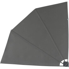 (Dark Grey, 140X140) EVRE Wall Awning Mountable and Waterproof