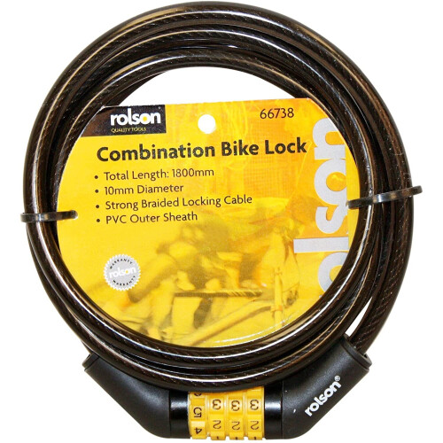 Rolson Rolson 66738 Combination Bike Lock