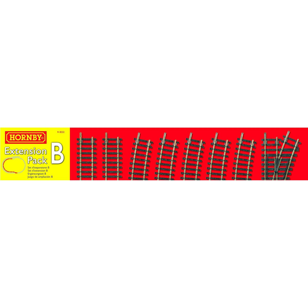 Hornby R8222 00 Gauge Track Extension Pack B