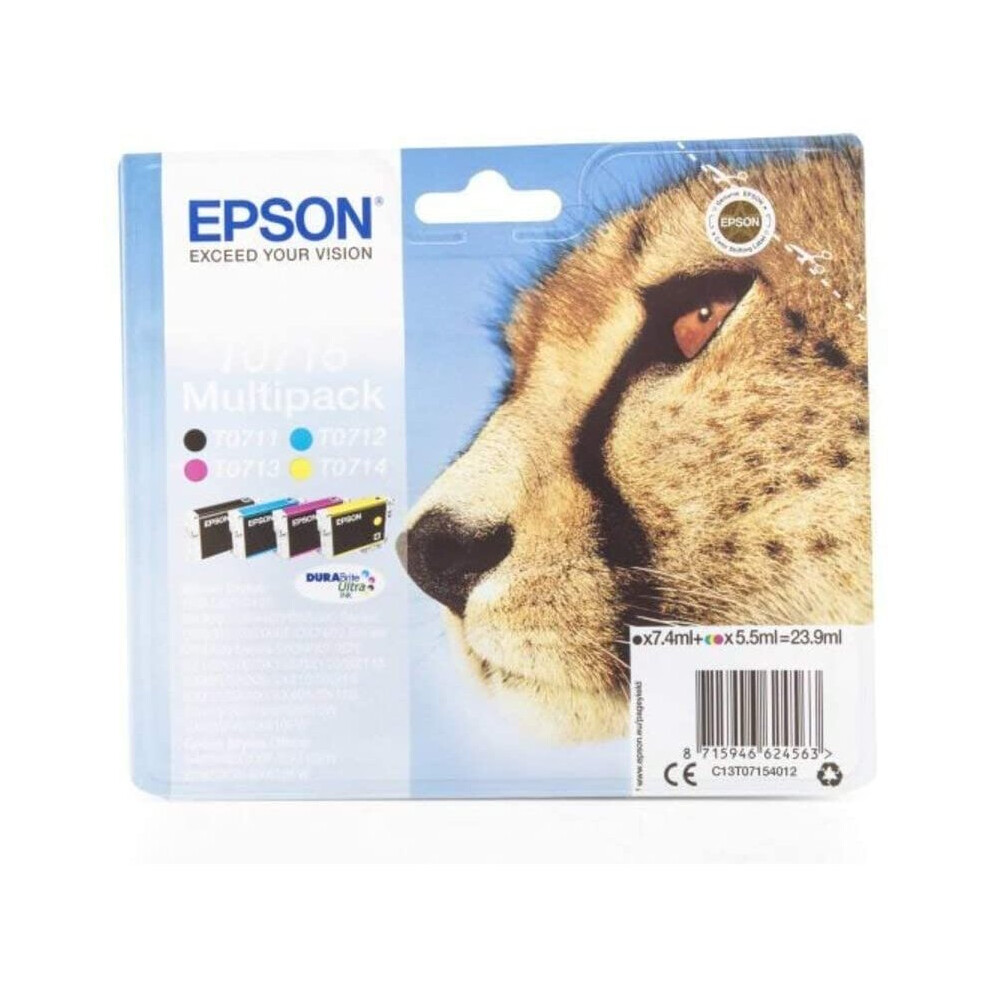 Epson Stylus SX 210 Series (T0715 / C 13 T 07154010) - original - Ink cartridge multi pack -