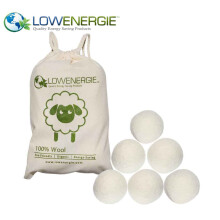 (6) Wool Dryer Balls XL Fragrance Free Eco Friendly Tumble Dryer Clothes Softener