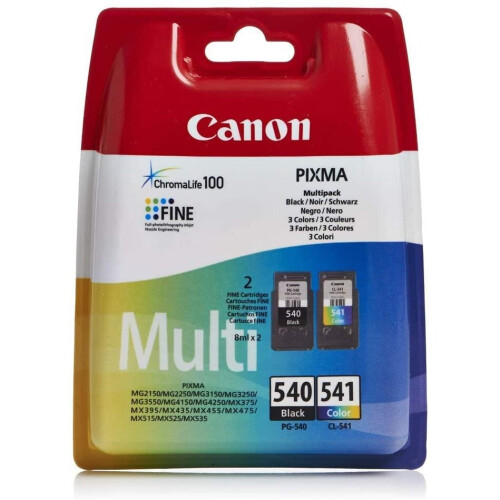 Canon PG-540 Black and CL-541 Colour Multipack