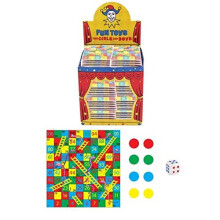 HENBRANDT Paper Sheet Mini Snakes And Ladders Game 8cm / 3Inch x 6.5cm / 2.5Inch