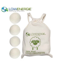 (4) Wool Dryer Balls XL Fragrance Free Eco Friendly Tumble Dryer Clothes Softener
