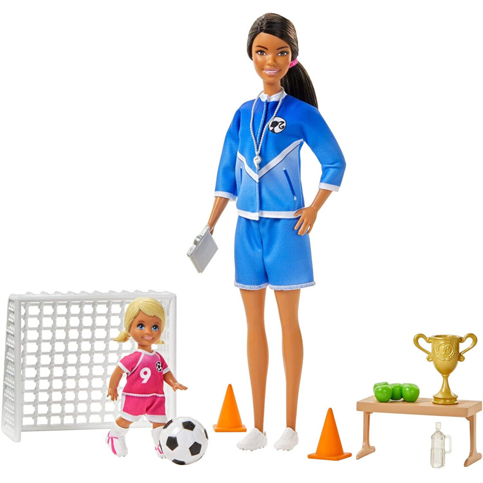 Barbie GJM71 Soccer Coach Dolls