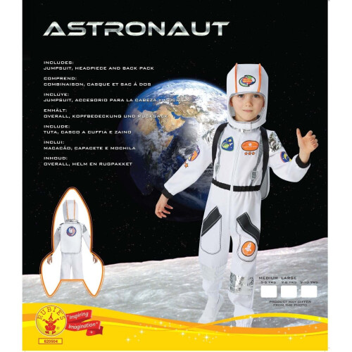 Rubies Costume da Astronauta con Casco per Bambini 1