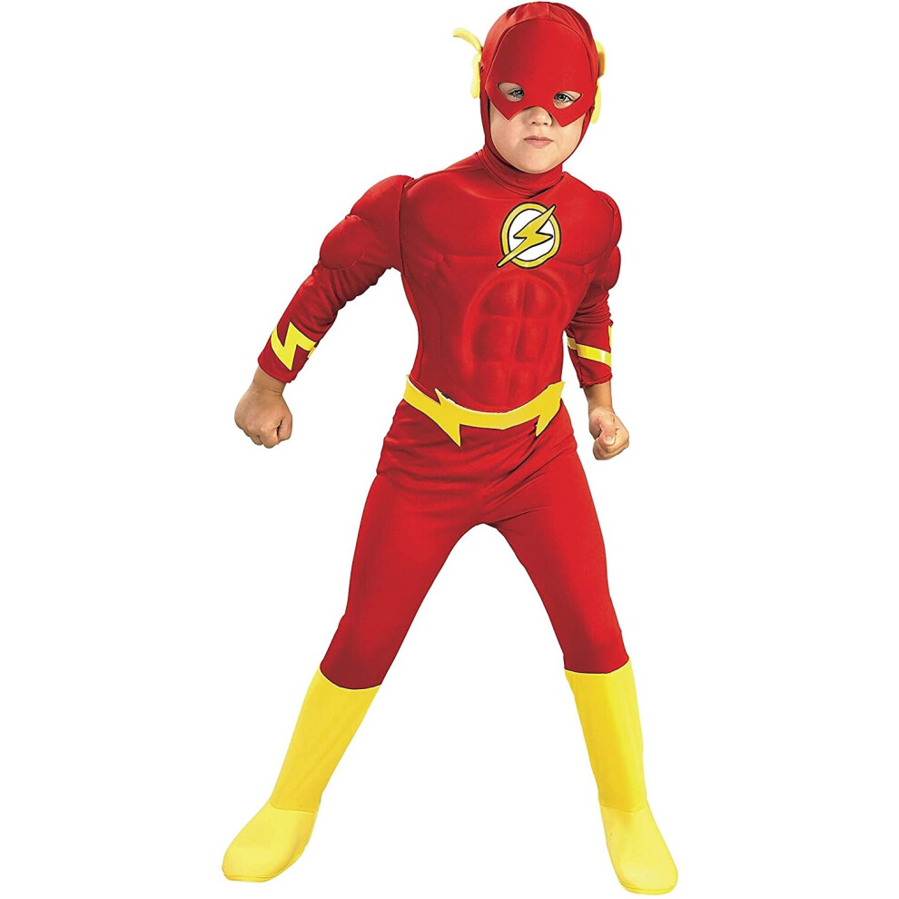 Rubies Rubie's Official Dc Superhero The Flash Deluxe Child Costume, Kids Fancy Dress Not,Specified
