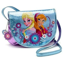 Frozen Across The Body Bag For Kids , Artwork of Anna and Elsa