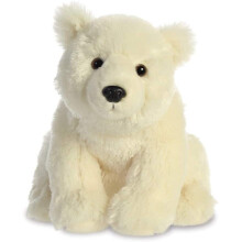 AURORA, 80952, Destination Nation Polar Bear, 12In, Soft Toy, White