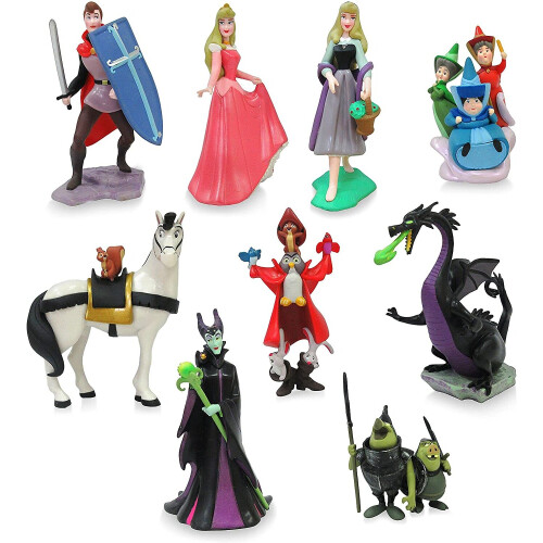 Disney Disney Store Sleeping 8 plastic moulded figurines Suitable for Ages 3+