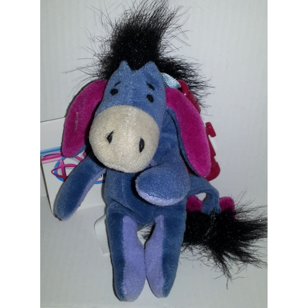 Eeyore Bean Bag 4" Keychain Backpack Clip