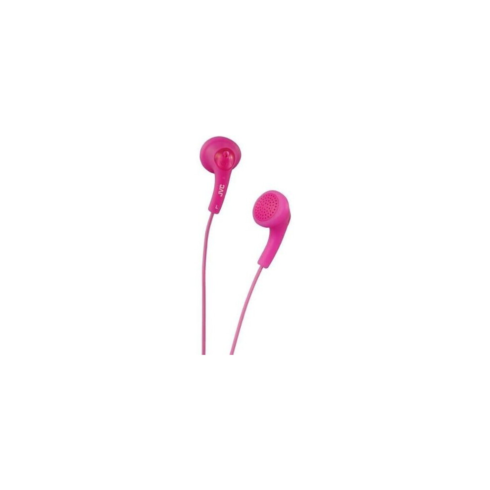 JVC HA-F150-P-E Gummy Earphones - Pink