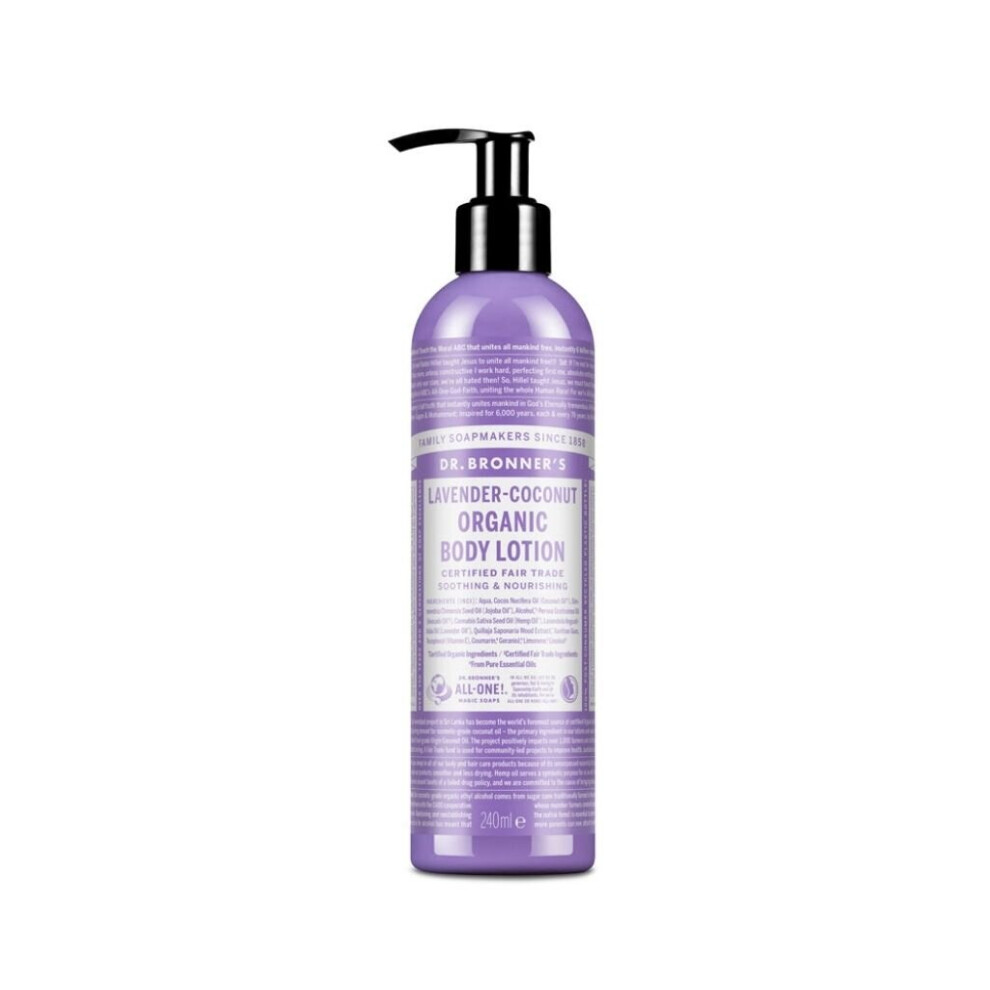Dr. Bronner's Lavender - Coconut Organic Body Lotion 240ml