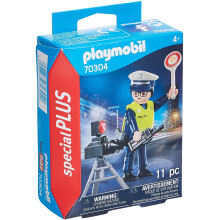 Policía con radar
