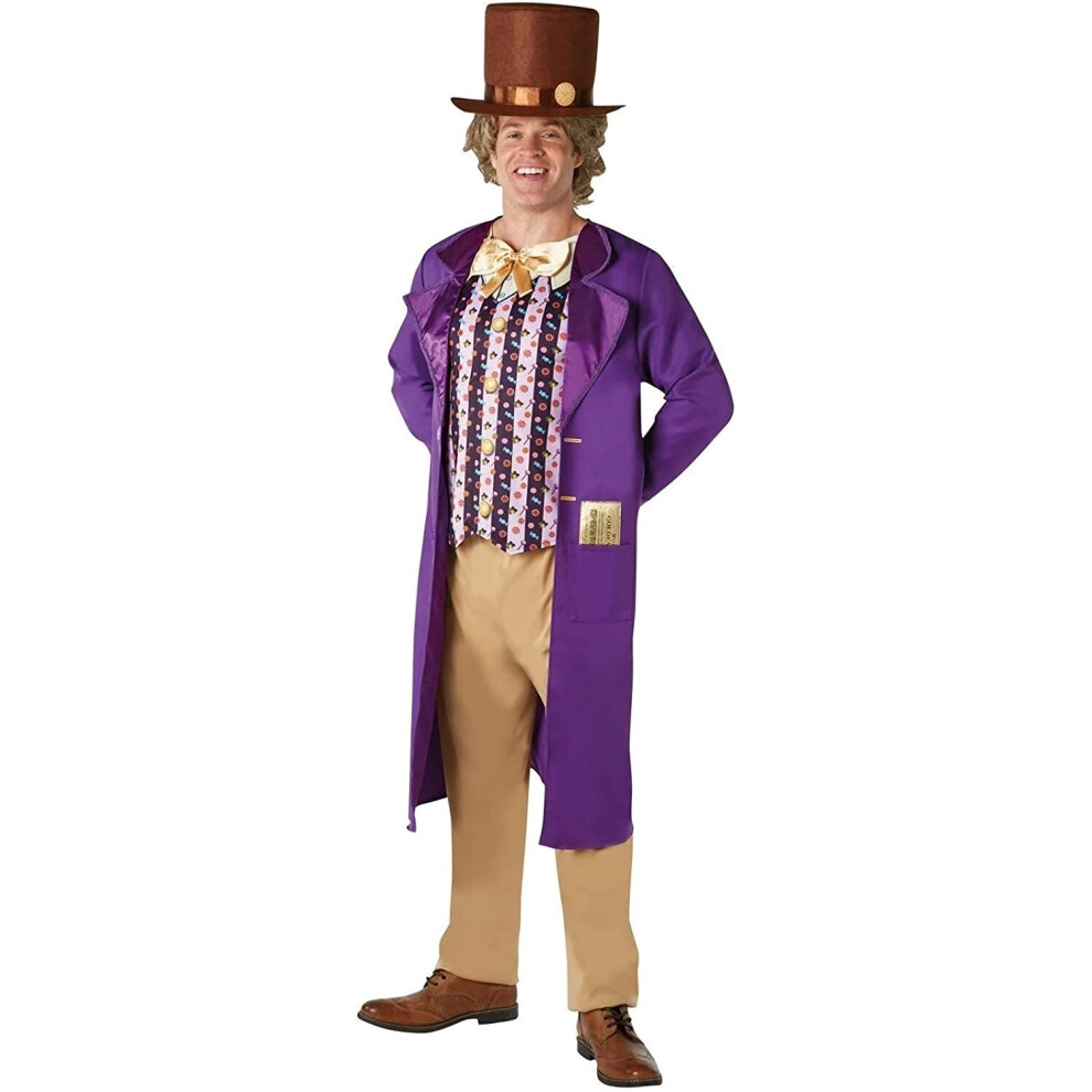 Rubies Rubie's Official Willy Wonka And The Chocolate Factory Adult Costume (Medium) Brown