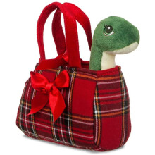 AURORA, 61077, BESSIE Monster Fancy Pal, Soft Toy, Green and Red - Plush Soft Toy