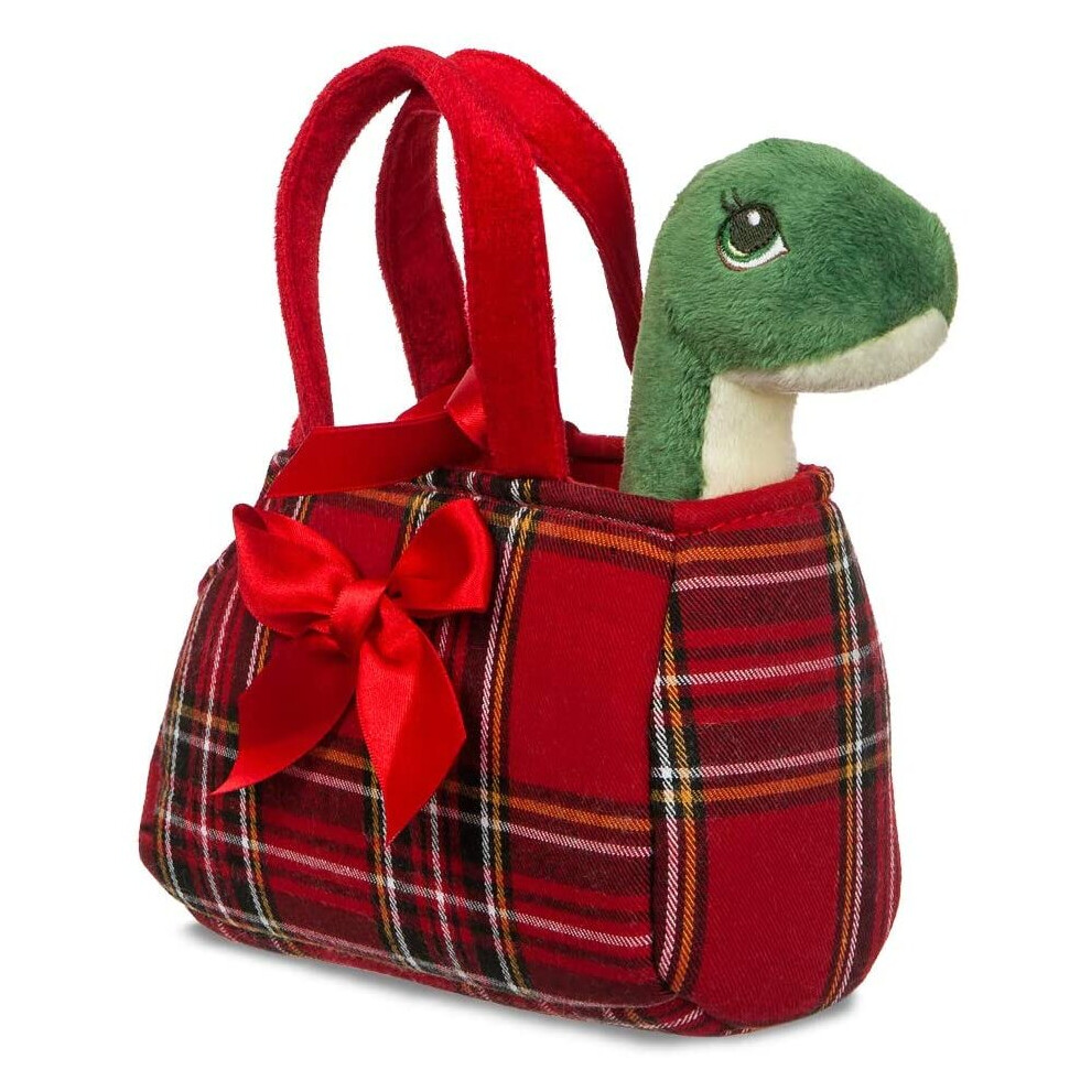 Aurora World Aurora, 61077, Bessie Monster Fancy Pal, Soft Toy, And Green/Red