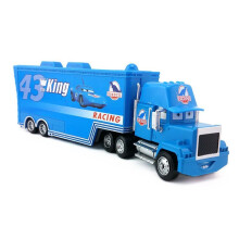 2PCS Disney Pixar Car No.43 Mack Racer's Truck & The King Toy