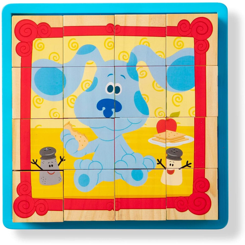 Melissa & Doug Blue's Clues & You! Blue's Clues & You! Wooden Cube Puzzle