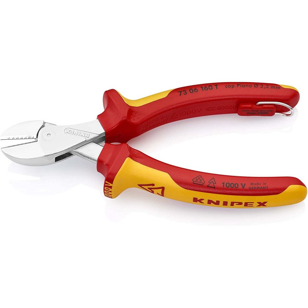 KNIPEX X-Cut Compact Diagonal Cutter 1000V-insulated (160 mm) 73 06 160 T