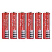 6Pcs 4200mAh 18650 Rechargeable 3.7V Lithium-ion Battery for Microphone BC986