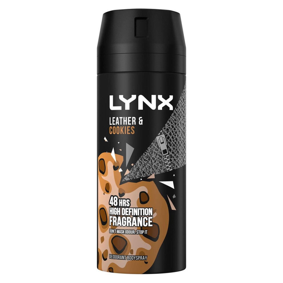 Lynx Deodorant Body Spray, Collision, 6 Pack, 150ml