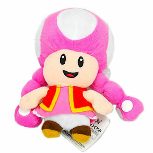 Toadette 7in Super Mario Bros Pelúcia Brinquedo Jogo Boneca Colecionável Presentes de Natal 1