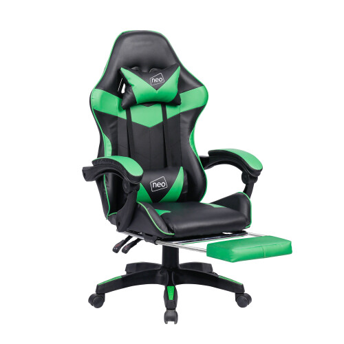 NEO Neo Massage Racing Computer Gaming Office Chair With Footrest