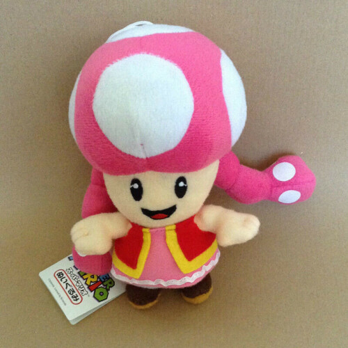 Toadette 7in Super Mario Bros Pelúcia Brinquedo Jogo Boneca Colecionável Presentes de Natal 2