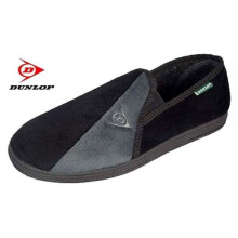 (8, Black/Grey) Mens Famous Dunlop WINSTON II Slippers