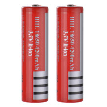 (6pcs) 2/4/6/8Pcs 4200mAh Rechargeable Li-ion Batteries 18650 3.7V Battery Pointed Top