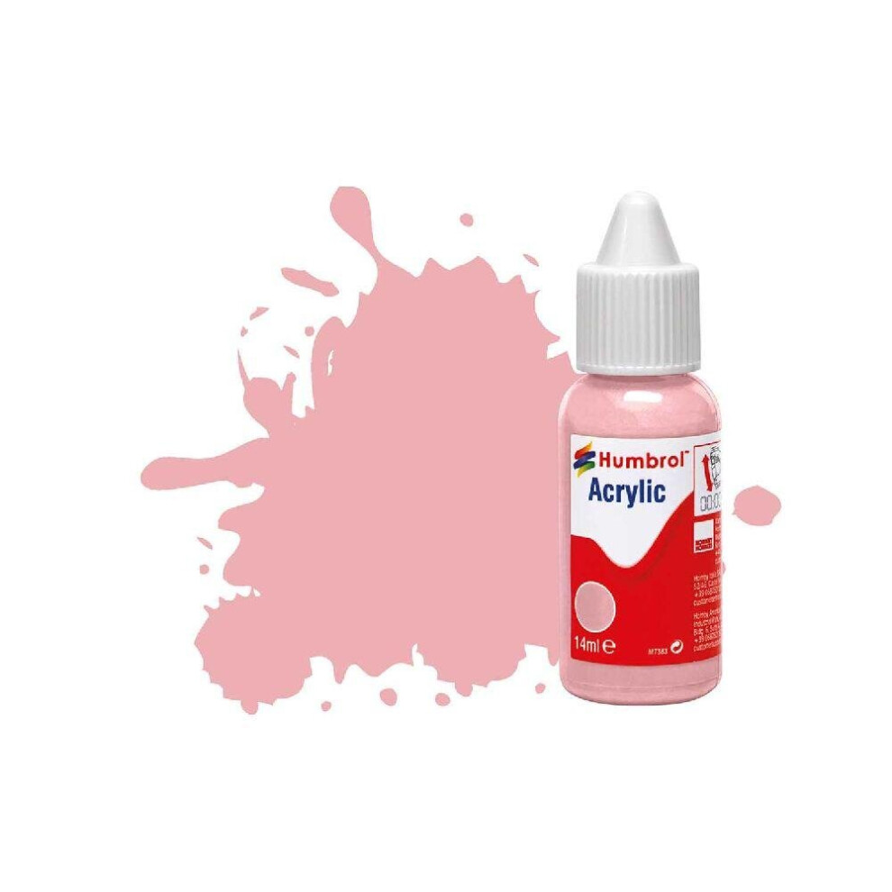 Humbrol DB0057 No 57 Pink Matt Acrylic Paint 14ml dropper bottle