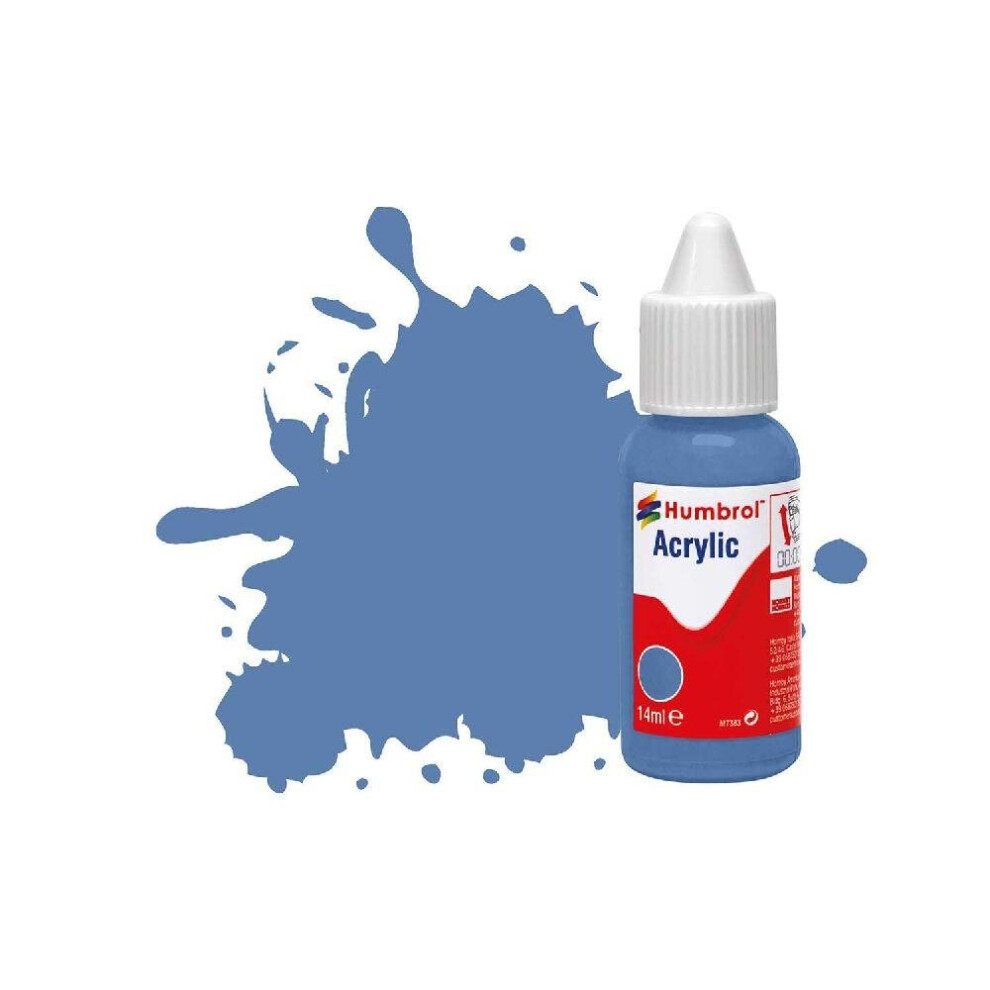 Humbrol DB0109 No 109 WWI Blue Matt Acrylic Paint 14ml dropper bottle