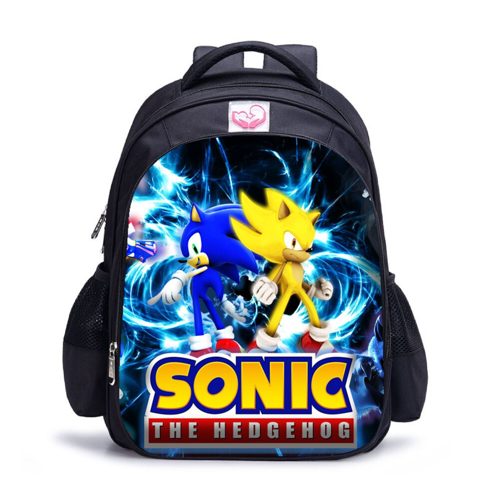 (Large (32*17*42), 1) Sonic kids backpack students bag large capacity outdoor travel bag