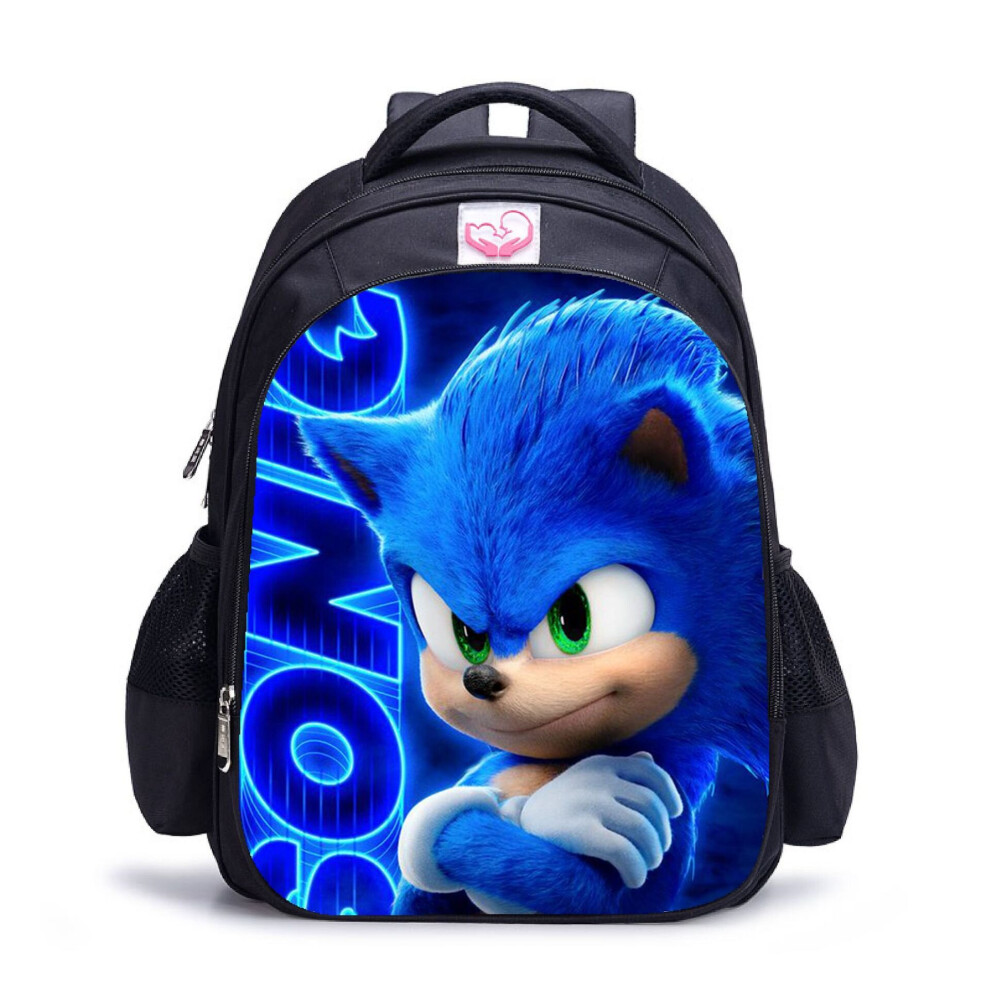 (Medium (29*14*39), 14) Sonic kids backpack students bag large capacity outdoor travel bag