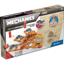 Geomag Special Edition 784 - Leonardo Multiple Cannon - Magnetic Constructions - Leonardo Da Vinci Machines for Children - 266-Piece Box