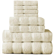 (Cream) Boston Egyptian Towels Bale Super Soft Set