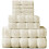 (Cream) Boston Egyptian Towels Bale Super Soft Set 1